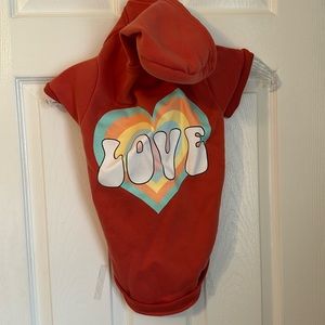 NWOT: Dog pullover hooded sweater: medium sized dogs